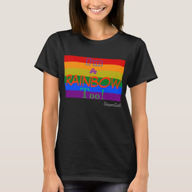 Regnbågar Tee Shirt (Framsida)