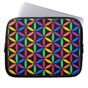 Regnbågcirklar Laptop Sleeve