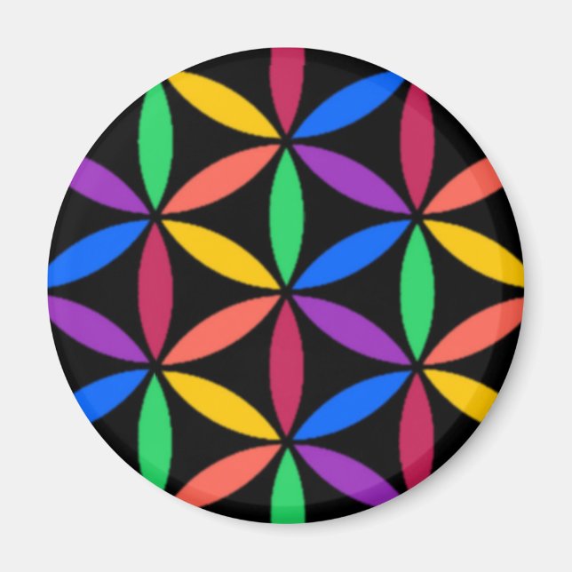 Regnbågcirklar Magnet (Framsidan)