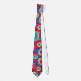 Regnbågdroppar Tie-Dye Tie-Tie Slips