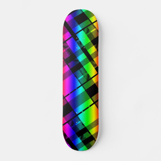 Regnbågdyka Skateboard Bräda 19,5 Cm (Framsida)