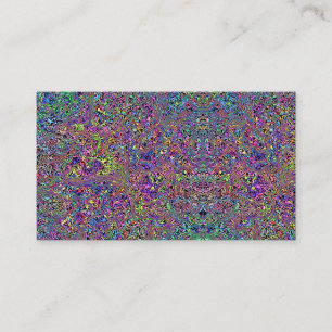 Regnbågdyna Marble Hippie Visitkort