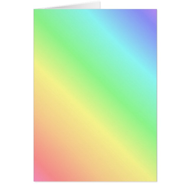 Regnbåge 2 Mönster Hälsningskort (Framsidan)