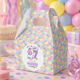 Regnbåge 7-årsdag | Jag var 6, nu 7 | Barn Presentaskar
