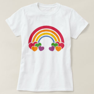 Regnbåge 80's 'n Hearts T-Shirt