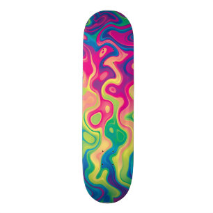 Regnbåge 8 mini skateboard bräda 18,5 cm