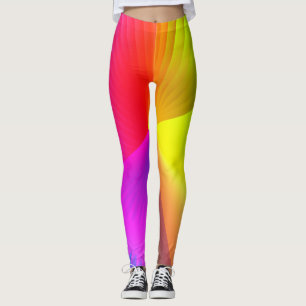 Regnbåge Abstrakt art Leggings