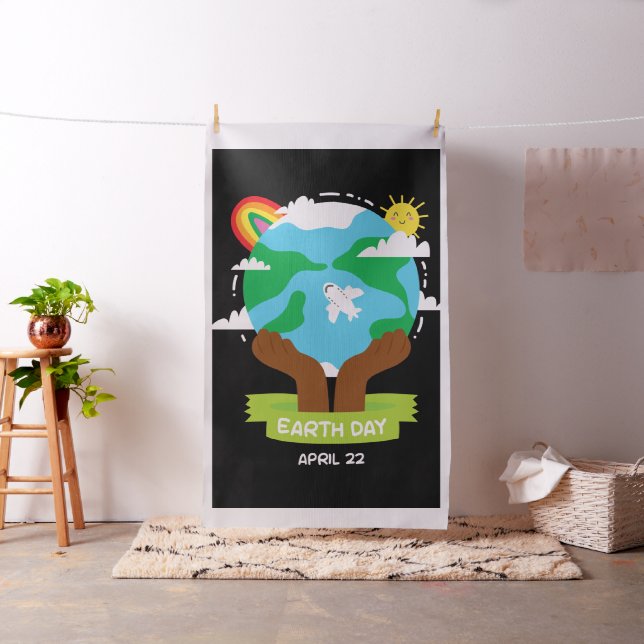 regnbåge african Earth Day-tyg Tyg (In Situ)