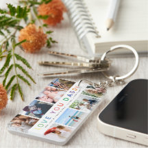 Regnbåge 'ÄLSKAR DIG PAPPA' fotokollage minnessak