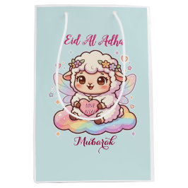 Regnbåge Änglalamm Eid Al Adha Mubarak
