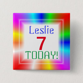 Regnbåge Anpassadets ålder Knapp