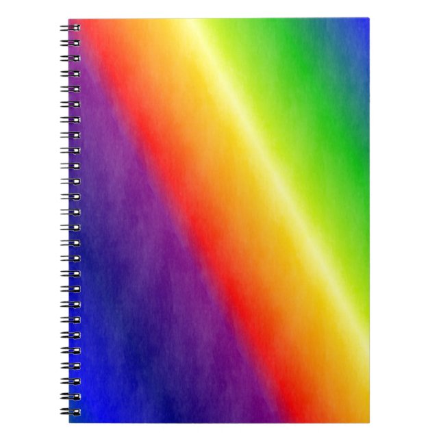 Regnbåge Anteckningsbok Med Spiral (Framsidan)