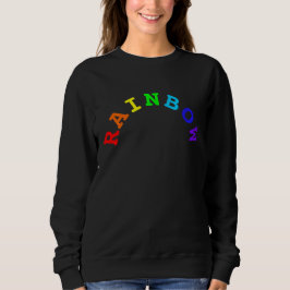 Regnbåge Arc Ord sötskjorta T Shirt