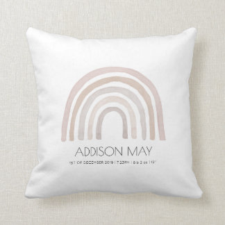 Regnbåge av baby, regnbåge och neutralt kudde