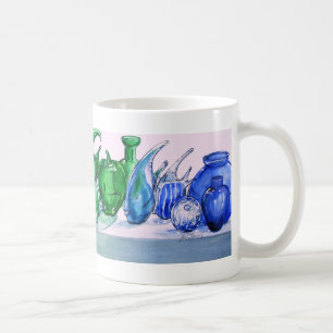 Regnbåge av den Glass muggen Kaffemugg