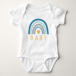 Regnbåge Baby Boho Blue T Shirt