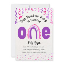 Regnbåge Baby födelsedag