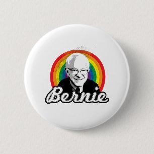 Regnbåge Bernie - HBTQ-politik - Knapp
