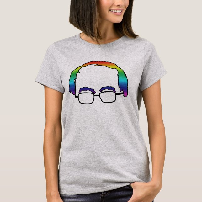 Regnbåge Bernie T Shirt (Framsida)