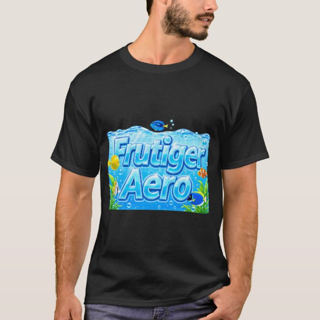 Regnbåge Betta Fisk T Shirt (Framsida)