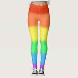 Regnbåge Blends Färg Colorful Leggings