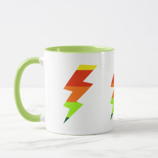 Regnbåge Blixt Bolt Mugg