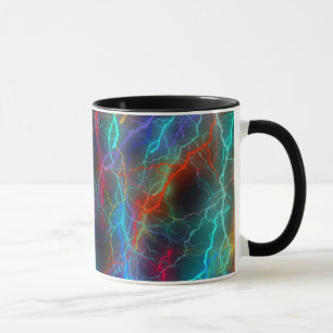 Regnbåge Blixt Storm Mugg