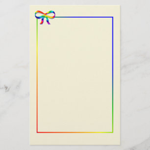Regnbåge Bow Stationery Brevpapper