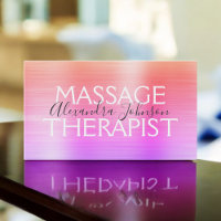 Regnbåge Brushed Metall-massageterapist