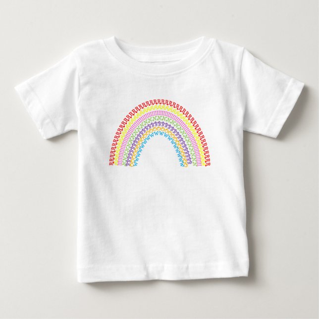 regnbåge bubba tee (Framsida)