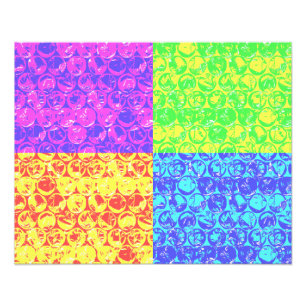 Regnbåge bubbelskrot fototryck