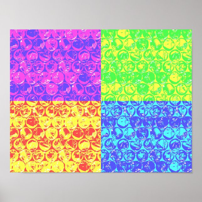 Regnbåge bubbelskrot poster (Framsidan)