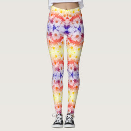 Regnbåge Daisy Leggings