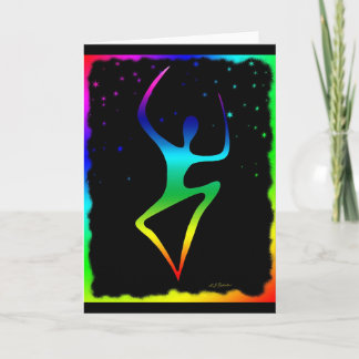 regnbåge, dansare 3 kort