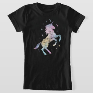 Regnbåge Djur Älv Enhörning Älskare Flickor Gåva  T Shirt