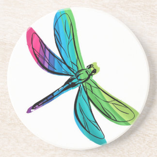 Regnbåge Dragonfly Underlägg