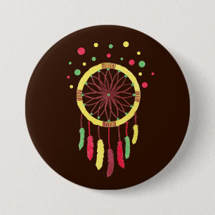 Regnbåge Dreamcatcher Knapp