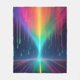 Regnbåge Drip Resa Fleecefilt