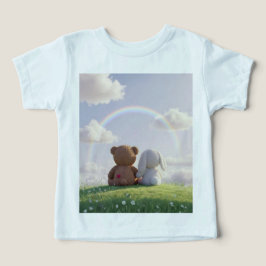Regnbåge efter regnet t shirt