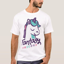 REGNBÅGE ENHÖRNING dabbar färgrik födelsedagsprese T Shirt