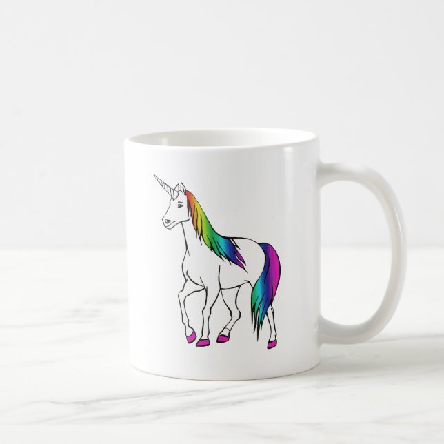 REGNBÅGE ENHÖRNING KAFFEMUGG (Höger)