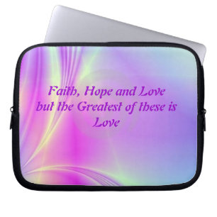 Regnbåge Faith Laptop sleeve