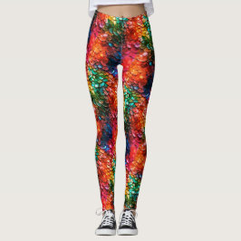 Regnbåge Fantasi Sjumilslöperskorpans Leggings