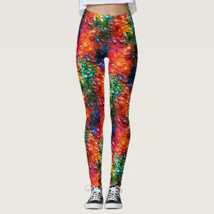 Regnbåge Fantasi Sjumilslöperskorpans Leggings