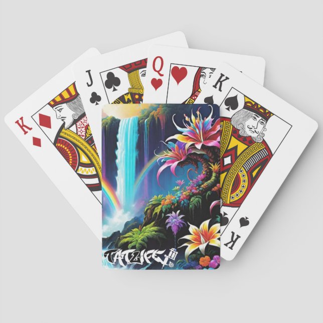 Regnbåge Fantasy Forest Classic-uppspelningskort Casinokort (Baksidan)