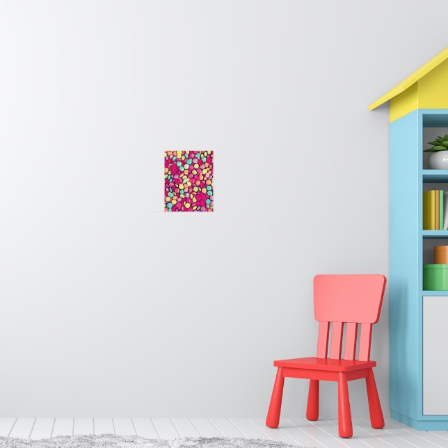regnbåge färg candy poster (Barnkammare 1)