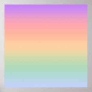 Regnbåge färg-övertoningsbakgrund poster