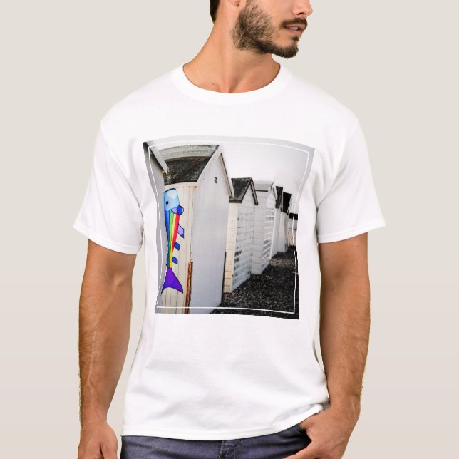 Regnbåge färgad drake t shirt (Framsida)