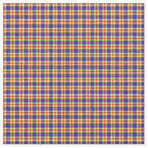 Regnbåge Färger Plaid Tartan Mönster Tyg