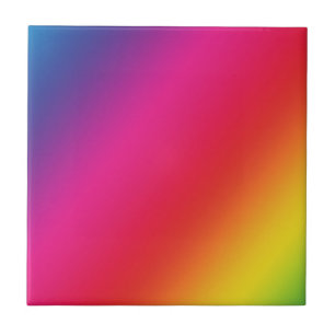 Regnbåge Färger Tile/Trivet Kakelplatta